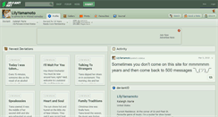 Desktop Screenshot of lilyyamamoto.deviantart.com