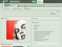 Tablet Screenshot of mossone.deviantart.com