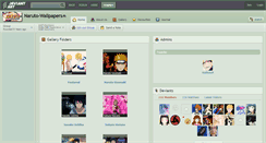 Desktop Screenshot of naruto-wallpapers.deviantart.com