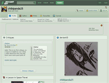 Tablet Screenshot of chibipanda25.deviantart.com