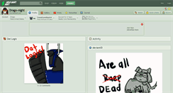 Desktop Screenshot of drago-night.deviantart.com