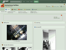 Tablet Screenshot of anonymous-caribou.deviantart.com