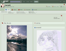 Tablet Screenshot of carnehil.deviantart.com