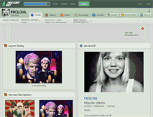 Tablet Screenshot of frolova.deviantart.com