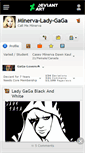Mobile Screenshot of minerva-lady-gaga.deviantart.com