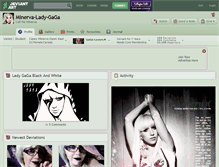 Tablet Screenshot of minerva-lady-gaga.deviantart.com