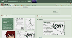 Desktop Screenshot of lyseria.deviantart.com