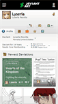 Mobile Screenshot of lyseria.deviantart.com