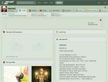 Tablet Screenshot of memol.deviantart.com