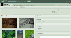 Desktop Screenshot of koteria.deviantart.com
