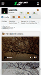 Mobile Screenshot of koteria.deviantart.com