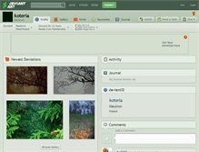 Tablet Screenshot of koteria.deviantart.com