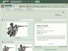 Tablet Screenshot of maxfragg.deviantart.com