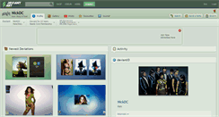 Desktop Screenshot of nickdc.deviantart.com
