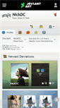 Mobile Screenshot of nickdc.deviantart.com