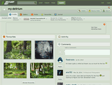 Tablet Screenshot of my-delirium.deviantart.com