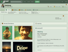 Tablet Screenshot of diazborg.deviantart.com