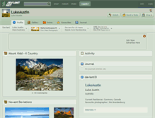 Tablet Screenshot of lukeaustin.deviantart.com