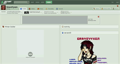 Desktop Screenshot of gravevyxen.deviantart.com