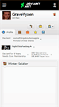 Mobile Screenshot of gravevyxen.deviantart.com