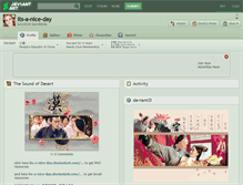 Tablet Screenshot of its-a-nice-day.deviantart.com