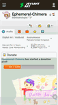 Mobile Screenshot of ephemeral-chimera.deviantart.com