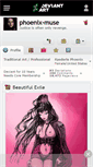 Mobile Screenshot of phoenix-muse.deviantart.com