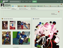 Tablet Screenshot of luhimura.deviantart.com