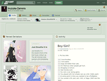 Tablet Screenshot of inuzuka-zamera.deviantart.com