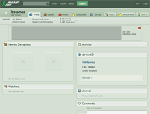 Tablet Screenshot of lebtamas.deviantart.com