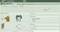 Desktop Screenshot of lillyomegawolf556.deviantart.com