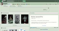 Desktop Screenshot of danylyon.deviantart.com