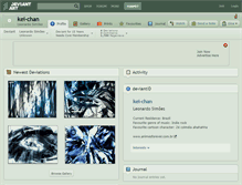 Tablet Screenshot of kei-chan.deviantart.com