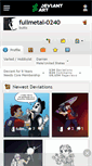 Mobile Screenshot of fullmetal-0240.deviantart.com