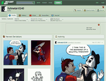 Tablet Screenshot of fullmetal-0240.deviantart.com