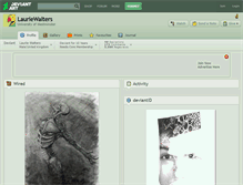 Tablet Screenshot of lauriewalters.deviantart.com
