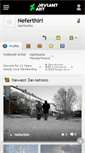 Mobile Screenshot of neferthiri.deviantart.com