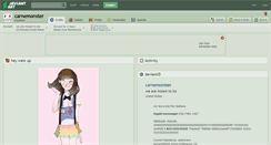 Desktop Screenshot of carnemonster.deviantart.com