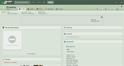 Desktop Screenshot of e-r-o-t-i-c.deviantart.com