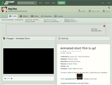 Tablet Screenshot of mayyeo.deviantart.com