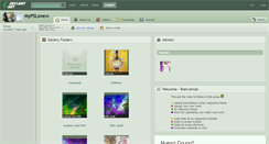 Desktop Screenshot of mypslove.deviantart.com