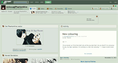 Desktop Screenshot of aoiaoyagiphantomhive.deviantart.com