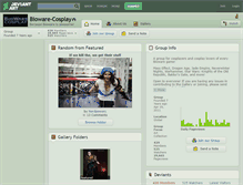 Tablet Screenshot of bioware-cosplay.deviantart.com
