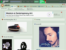 Tablet Screenshot of aldo3d.deviantart.com