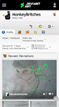 Mobile Screenshot of monkeybritches.deviantart.com