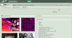 Desktop Screenshot of kraix.deviantart.com