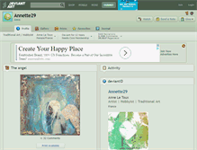 Tablet Screenshot of annette29.deviantart.com