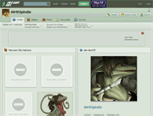 Tablet Screenshot of mirthspindle.deviantart.com