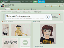 Tablet Screenshot of anemic-artist.deviantart.com