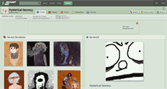Desktop Screenshot of hysterical-secrecy.deviantart.com